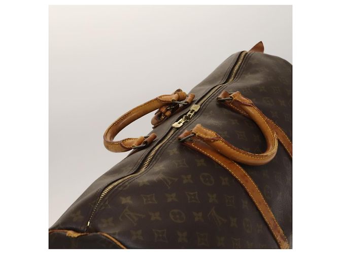 LOUIS VUITTON Borsa Boston Monogram Keepall 55 M41424 LV Auth 136675 Monogramma - vista 7