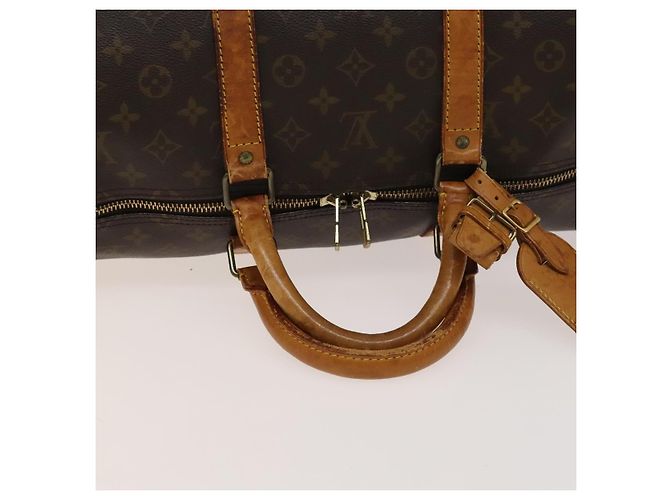 LOUIS VUITTON Borsa Boston Monogram Keepall 55 M41424 LV Auth 136675 Monogramma - vista 8