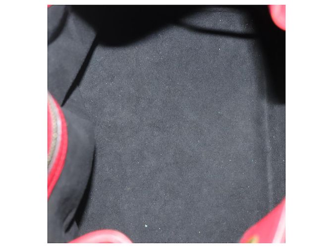 Noe LOUIS VUITTON Borsa a Spalla Petit Noé Epi Rosso Castigliano Blu LV Auth 137359 - vista 11