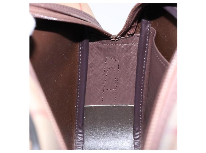 Autre Marque Borsa a Spalla Burberrys Nova Check in Tela Beige e Marrone Auth ki5994 - vista 19