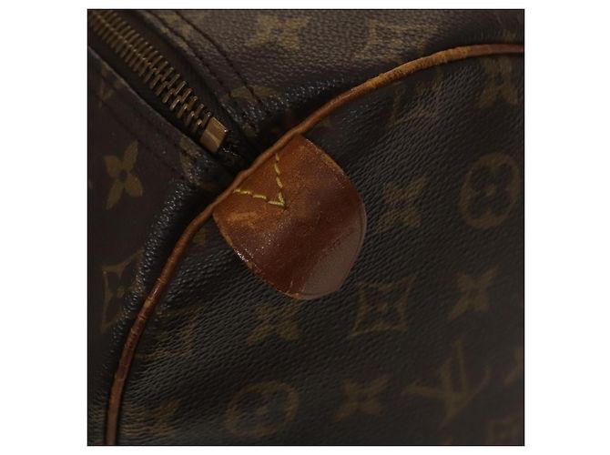 LOUIS VUITTON Borsa Boston Monogram Keepall 55 M41424 LV Auth 136505 Monogramma - vista 18