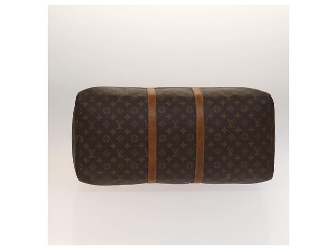 LOUIS VUITTON Borsa Boston Monogram Keepall 55 M41424 LV Auth 136505 Monogramma - vista 5