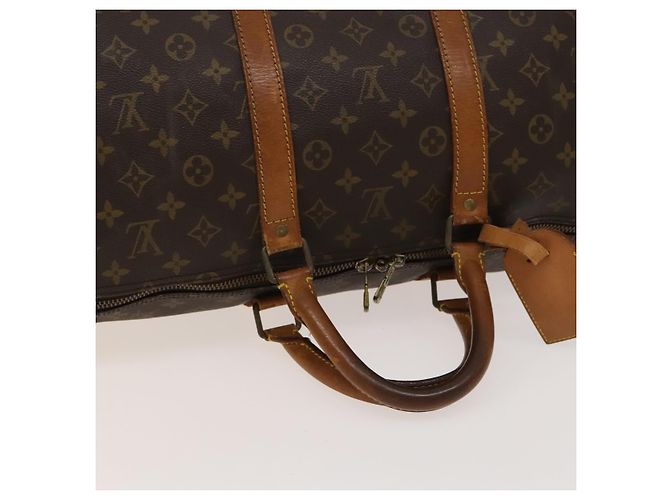 LOUIS VUITTON Borsa Boston Monogram Keepall 55 M41424 LV Auth 136505 Monogramma - vista 7