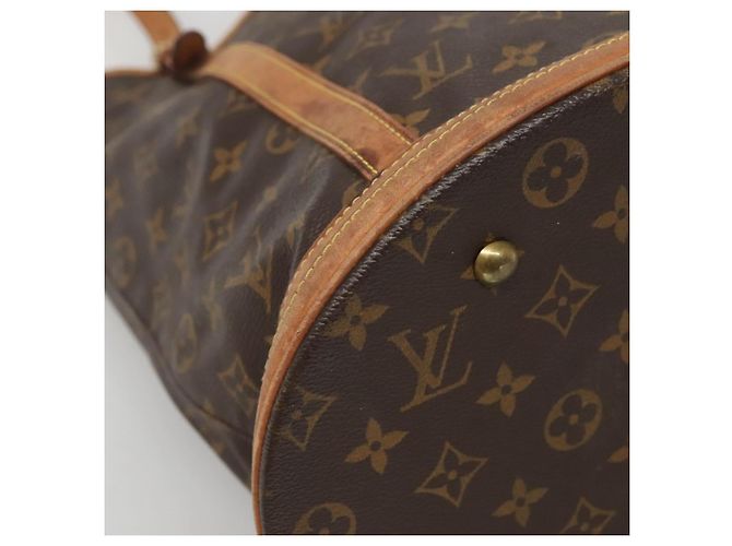 LOUIS VUITTON Borsa a Spalla Monogram Bucket GM M42236 LV Auth 137712 Monogramma - vista 16