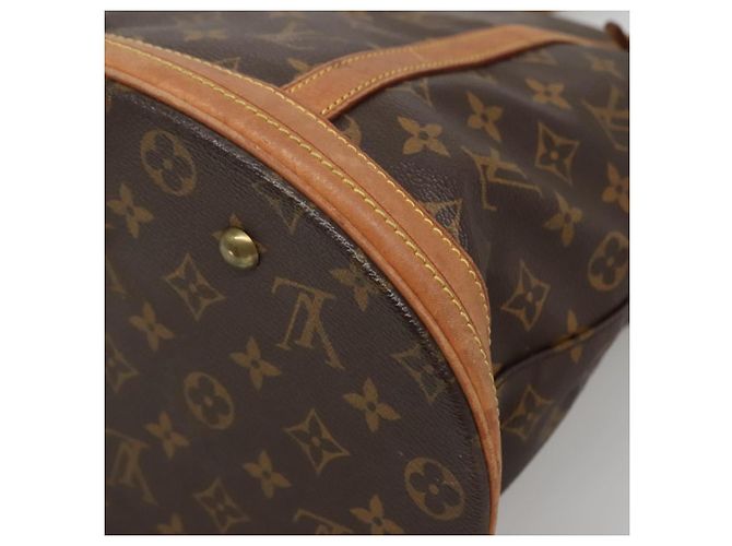 LOUIS VUITTON Borsa a Spalla Monogram Bucket GM M42236 LV Auth 137712 Monogramma - vista 17