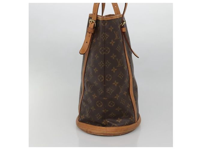 LOUIS VUITTON Borsa a Spalla Monogram Bucket GM M42236 LV Auth 137712 Monogramma - vista 4