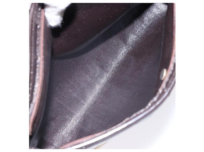 Borsa a Spalla in Tela Trotter Christian Dior Marrone Oro Auth 138805 D'oro - vista 12