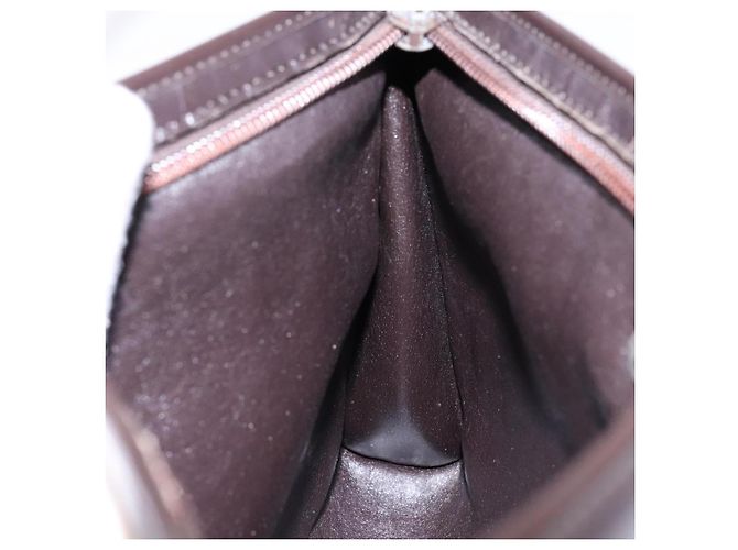 Borsa a Spalla in Tela Trotter Christian Dior Marrone Oro Auth 138805 D'oro - vista 17
