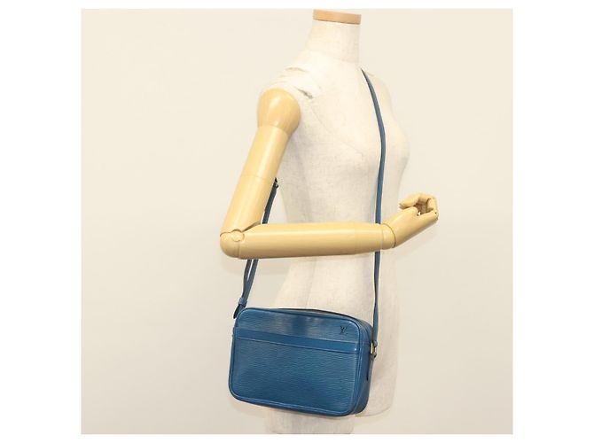 LOUIS VUITTON Borsa a Spalla Epi Trocadero 23 Blu M52305 LV Auth 138618 - vista 23