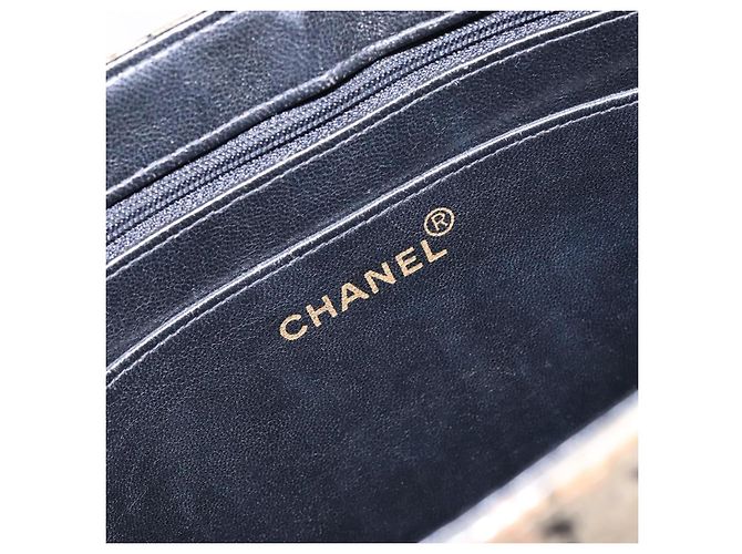 CHANEL Bolso de Mano Cadena Esmalte Beige Oro CC Auth 138791 Dorado - vista 17