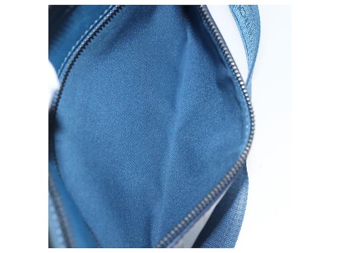LOUIS VUITTON Bolsa Ambreil Damier Infini Couro Azul N41354 LV Auth 136610 - vista 25