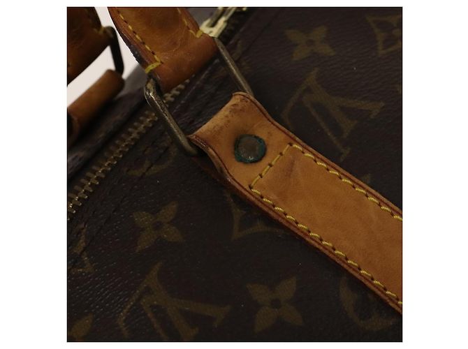 LOUIS VUITTON Borsa Boston Monogram Keepall 50 M41426 Auth LV 129691 Monogramma - vista 10