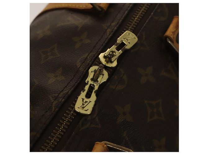 LOUIS VUITTON Borsa Boston Monogram Keepall 50 M41426 Auth LV 129691 Monogramma - vista 19