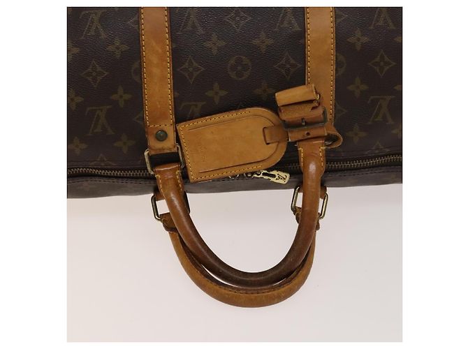 LOUIS VUITTON Borsa Boston Monogram Keepall 50 M41426 Auth LV 129691 Monogramma - vista 7