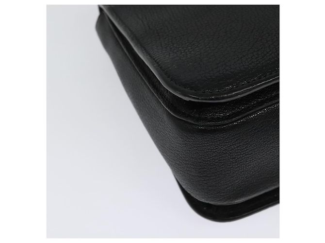 Borsa a mano Miu Miu in pelle 2 in 1 nera e oro Auth 138148 Nero D'oro - vista 18