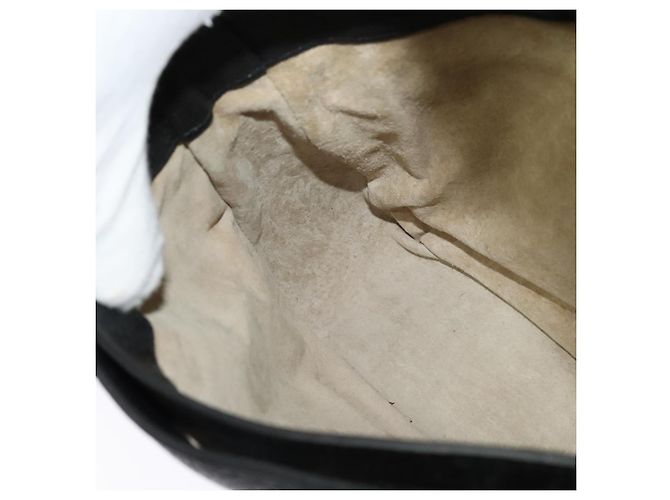 Borsa a mano Miu Miu in pelle 2 in 1 nera e oro Auth 138148 Nero D'oro - vista 25
