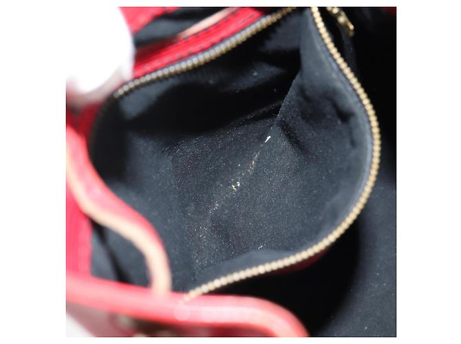 Noe LOUIS VUITTON Borsa a Spalla Petit Noé Epi Rossa M44107 LV Auth 136852 Rosso - vista 23