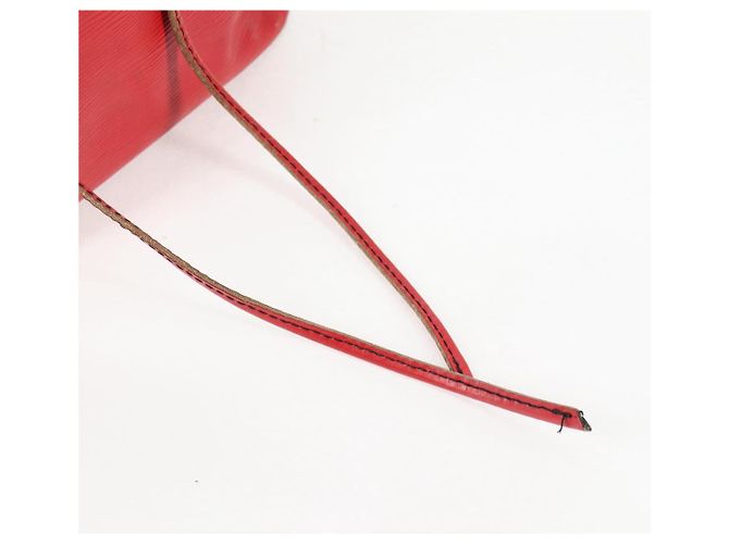 Noe LOUIS VUITTON Borsa a Spalla Petit Noé Epi Rossa M44107 LV Auth 136852 Rosso - vista 9