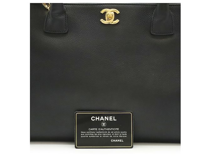 Chanel Executive Line Coco Mark Tote Bag Schwarz - Ansicht 10