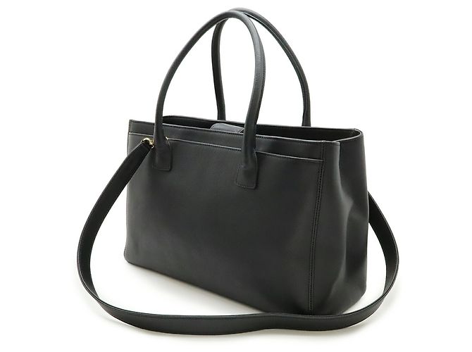 Chanel Executive Line Coco Mark Tote Bag Schwarz - Ansicht 3
