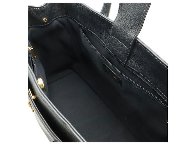 Chanel Executive Line Coco Mark Tote Bag Schwarz - Ansicht 8