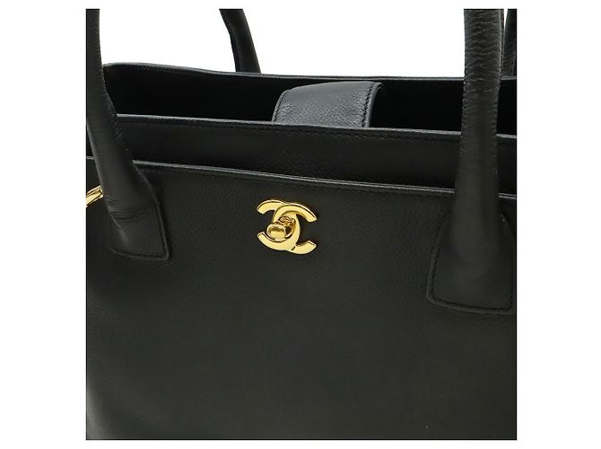 Chanel Executive Line Coco Mark Tote Bag Schwarz - Ansicht 9