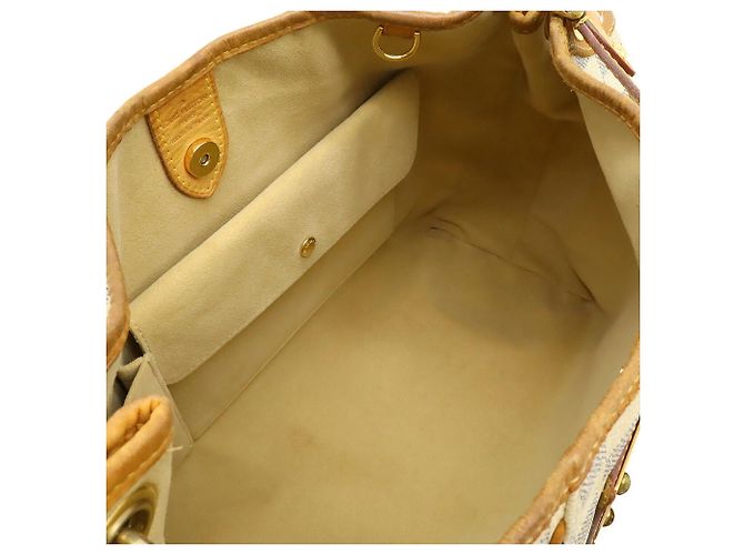 Borsa a Spalla Galliera PM Damier Azur di Louis Vuitton Crudo - vista 6