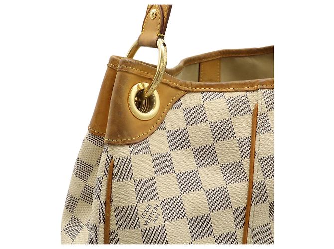 Borsa a Spalla Galliera PM Damier Azur di Louis Vuitton Crudo - vista 7