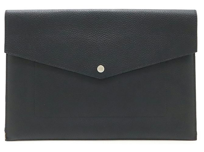 Borsa Clutch Pochette Envelope Louis Vuitton Nero - vista 2