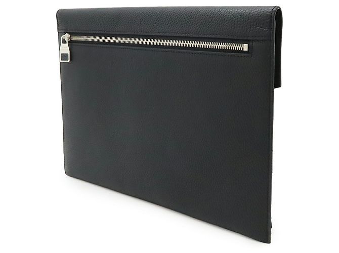 Borsa Clutch Pochette Envelope Louis Vuitton Nero - vista 3