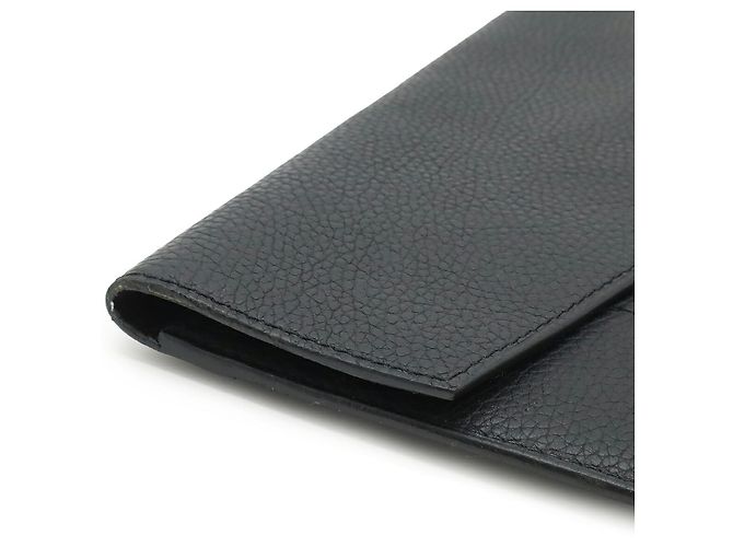 Borsa Clutch Pochette Envelope Louis Vuitton Nero - vista 8