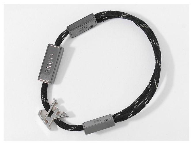 Bracciale Satellite Louis Vuitton in corda con metallo Argento - vista 2