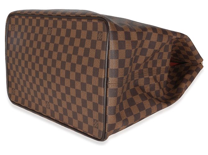 Louis Vuitton Damier Ébène Tela Greenwich PM Marrone - vista 6