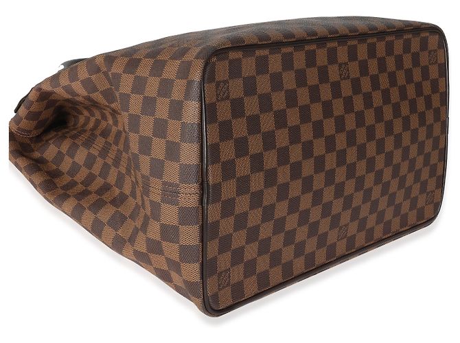 Louis Vuitton Damier Ébène Tela Greenwich PM Marrone - vista 7