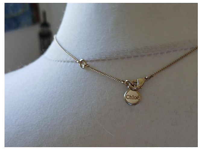 Chloé Collana con Catena Regolabile e Anello Firmato Oro D'oro - vista 4