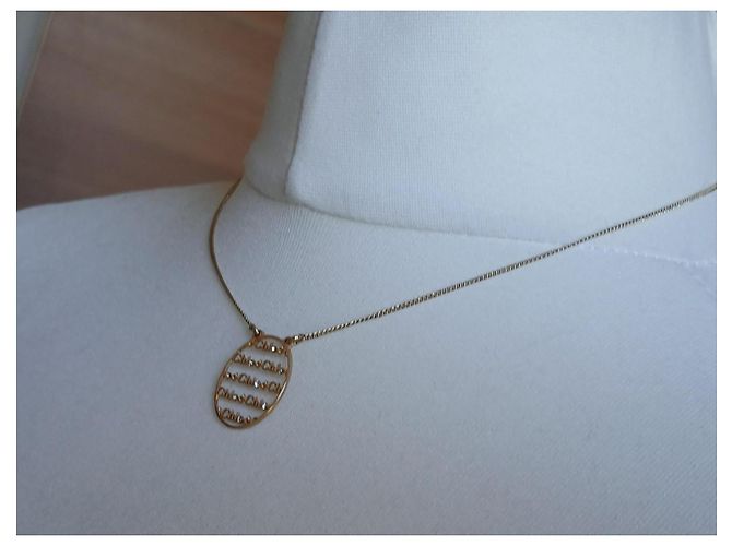 Chloé Collana con Catena Regolabile e Anello Firmato Oro D'oro - vista 6