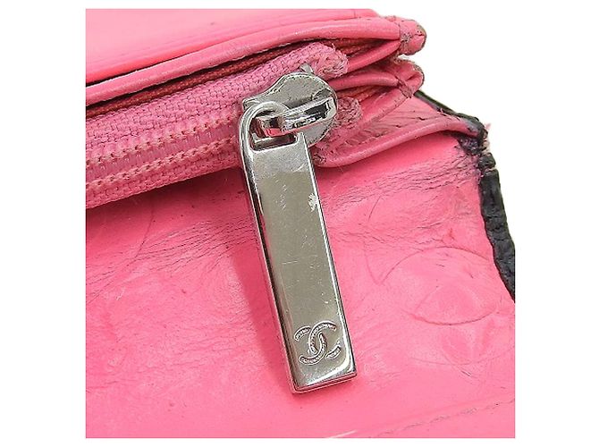 Billetera larga bifold Chanel Cambon Line A26717 Negro - vista 6