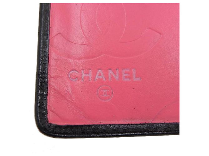 Billetera larga bifold Chanel Cambon Line A26717 Negro - vista 9