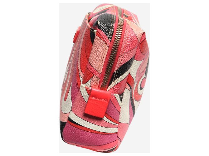 Emilio Pucci Borsa da trucco rossa e rosa Rosso - vista 3