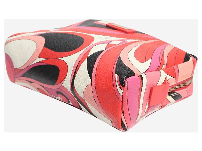 Emilio Pucci Borsa da trucco rossa e rosa Rosso - vista 4