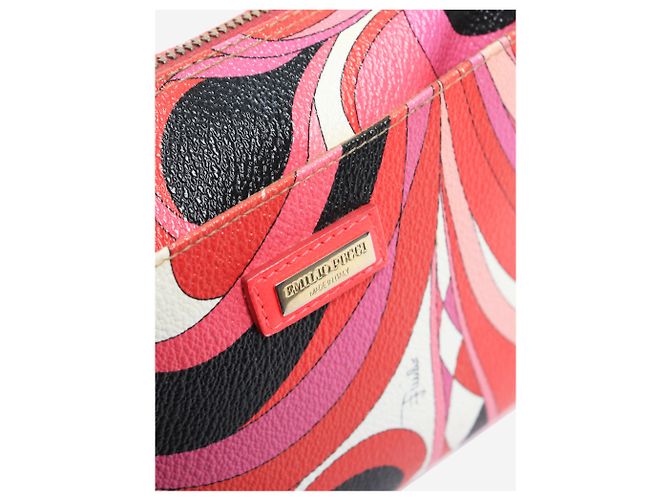 Emilio Pucci Borsa da trucco rossa e rosa Rosso - vista 6