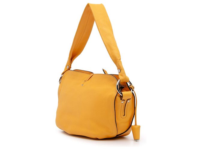 Céline Celine Yellow Leather Bittersweet Hobo - view 2