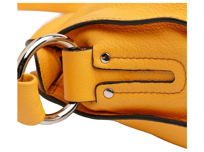 Céline Celine Yellow Leather Bittersweet Hobo - view 9