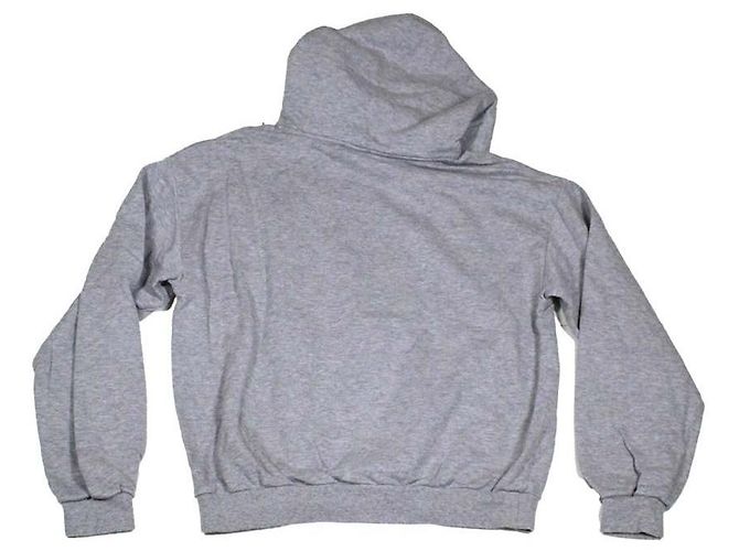 Sudadera oversized Céline gris con inscripción burdeos - vista 2