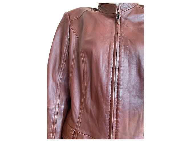 Gerry Weber Lammlederjacke – Größe 46 (passt 44) ✨ Hellbraun - Ansicht 2