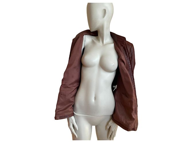 Gerry Weber Lammlederjacke – Größe 46 (passt 44) ✨ Hellbraun - Ansicht 3