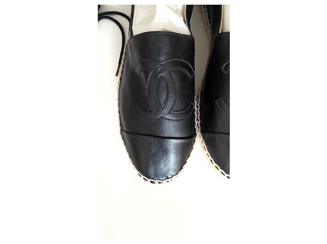Espadrilles Chanel Negro - vista 3