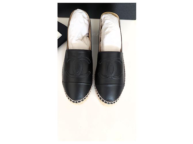 Espadrilles Chanel Negro - vista 4