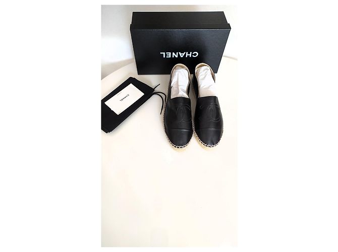 Espadrilles Chanel Negro - vista 5