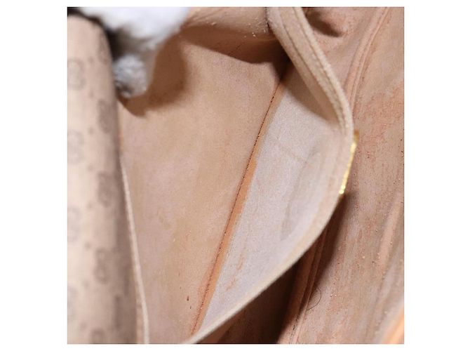 Gucci Bolso de Hombro Micro GG Supreme PVC Beige Dorado Auth ki5939 - vista 12